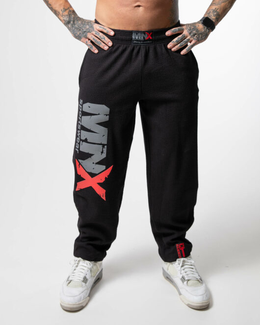 MNX Ribbed pants Hammer, black