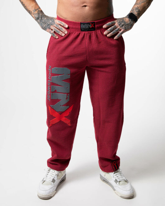 MNX Ribbed pants Hammer, red