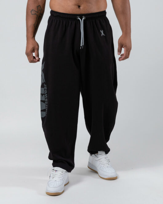 MNX Bodybuilding Classic Pantaloni, nero