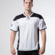 Cotton football jersey, white