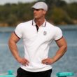 BOS basic polo T-shirt, white