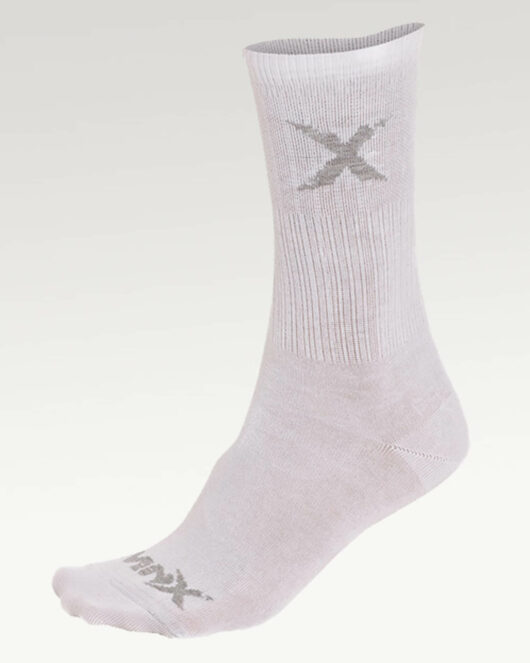 MNX Unisex Cotton socks "X", White