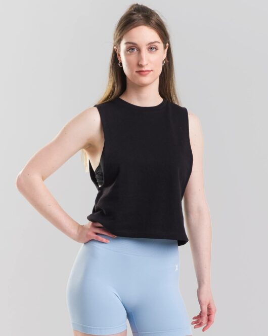 MNX Women's sleeveless Top, black
