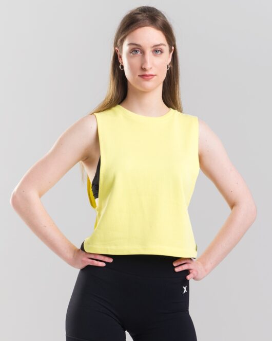 MNX Women's sleeveless Top, yellow