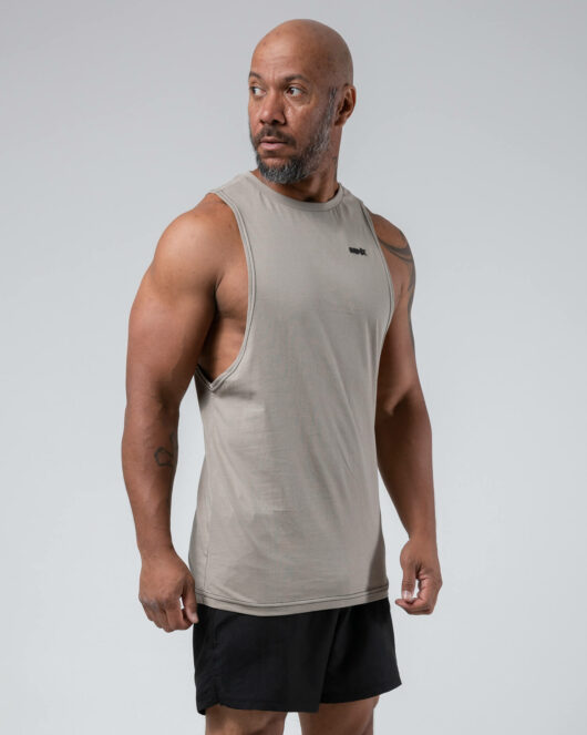 MNX Sleeveless Top, beige