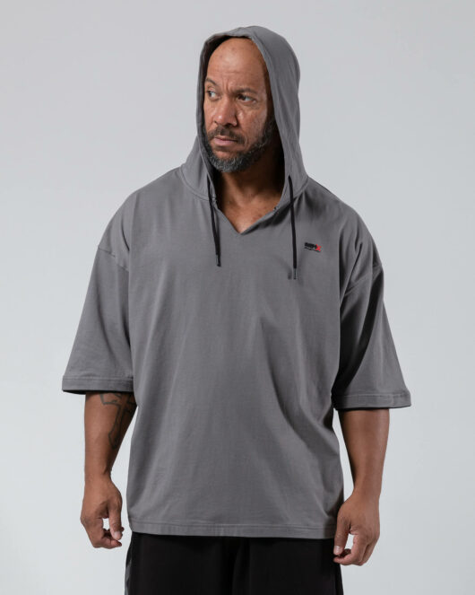MNX Extra Hooded T-shirt, grey