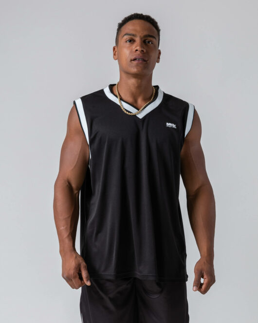 MNX Sleeveless basketball jersey, black