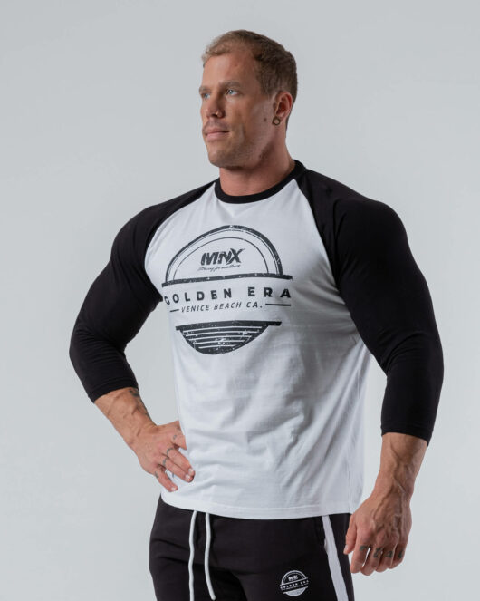MNX Raglan Top Golden Era, white