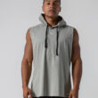 MNX Sleeveless hooded Top, grey