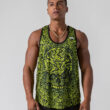 MNX Stringer tank top Skull souls, yellow