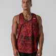 MNX Stringer tank top Skull souls, red