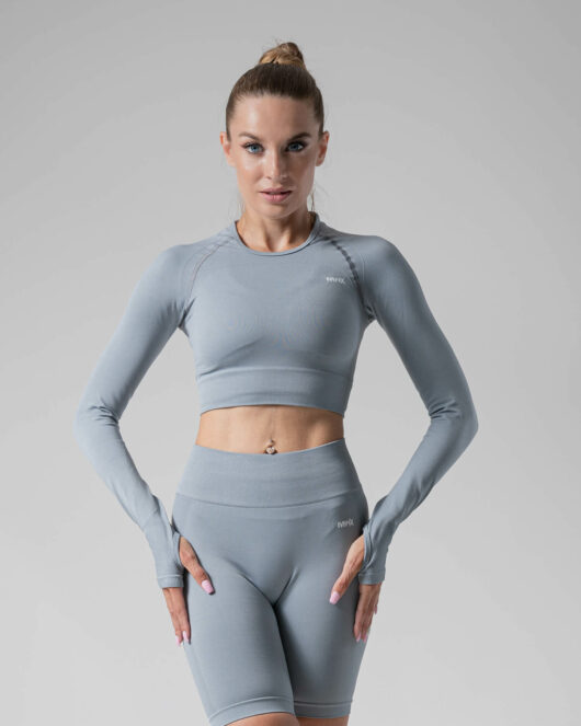 MNX Women's seamless top Glam, blue