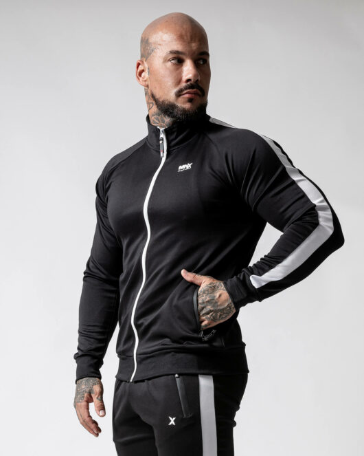 MNX Men's Track jacket, black
