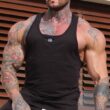 BOS classic stringer tank top, black