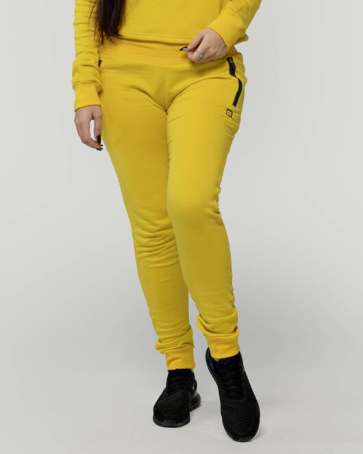 BOS Women's joggers, yellow