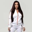 BOS Women's track jacket, white