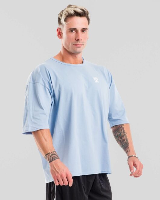 CQR Oversized t-shirt, light blue