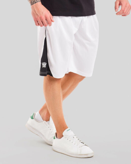 CQR Mesh basketball shorts, white