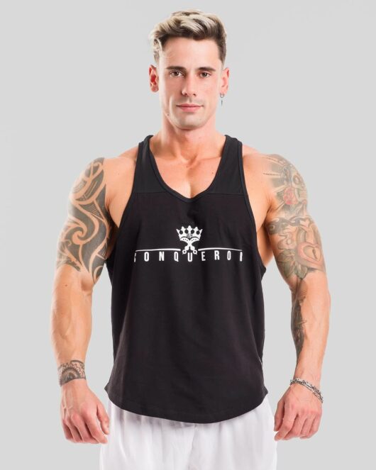 CQR Stringer tank top, black
