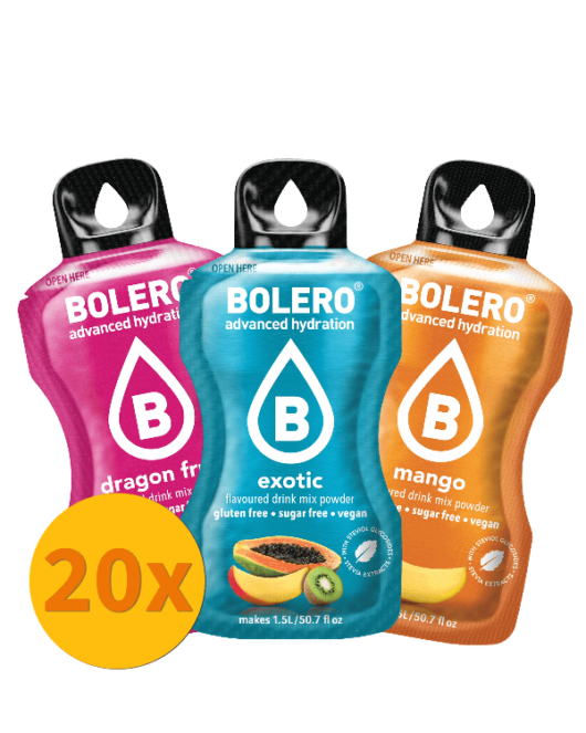 Bolero EXOTIC MIX, 20 flavours