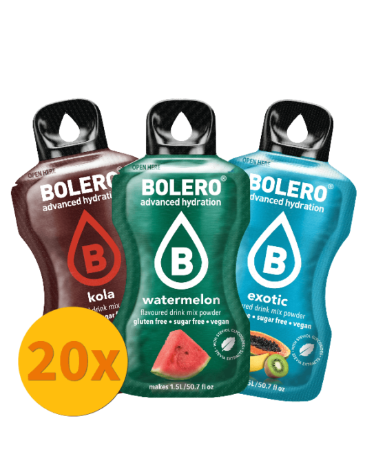 Bolero SUMMER MIX, 20 flavours