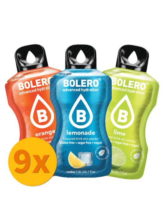Bolero CITRUS MIX, 9 flavours