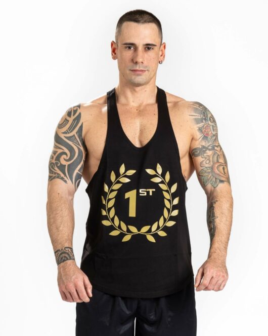 First CallOut Stringer tank top, black