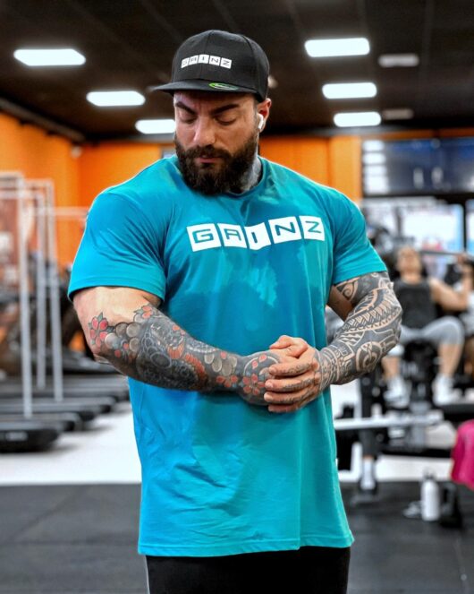 T-shirt GAINZ, blue