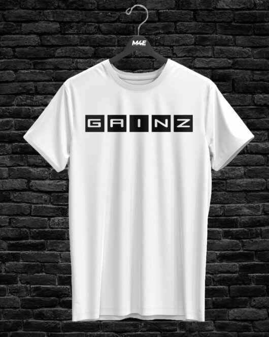 T-shirt GAINZ, white