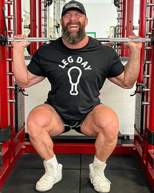 T-shirt LEG DAY, black