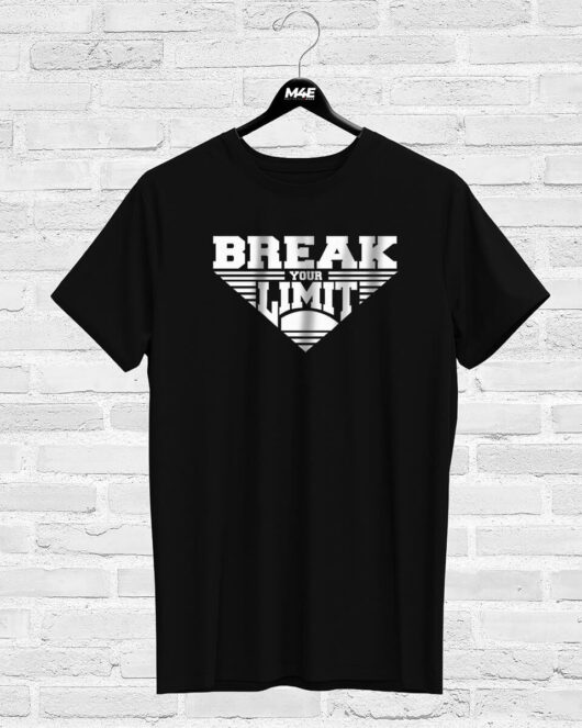 T-shirt BREAK YOUR LIMIT, black