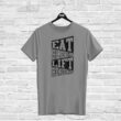 T-shirt EAT, SLEEP, LIFT, REPEAT, grey