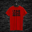 T-shirt LET THE GAINZ BEGIN, red
