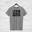 T-shirt LET THE GAINZ BEGIN, grey