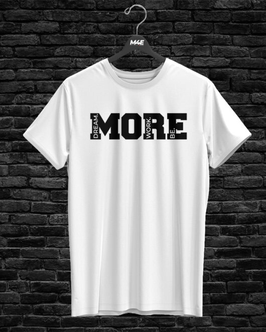 T-shirt MORE, white