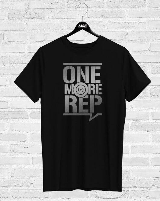 T-shirt ONE MORE REP, black