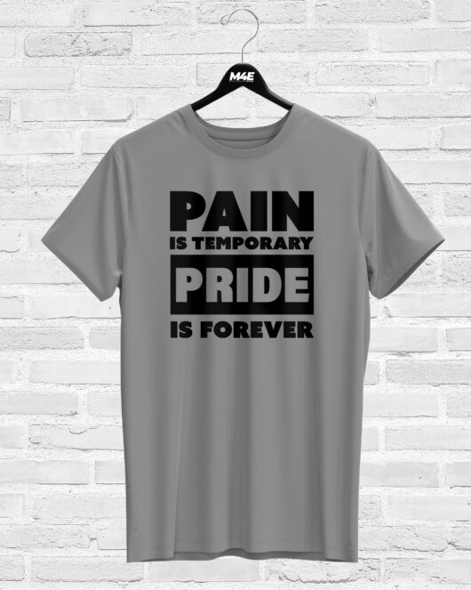 T-shirt PRIDE, grey