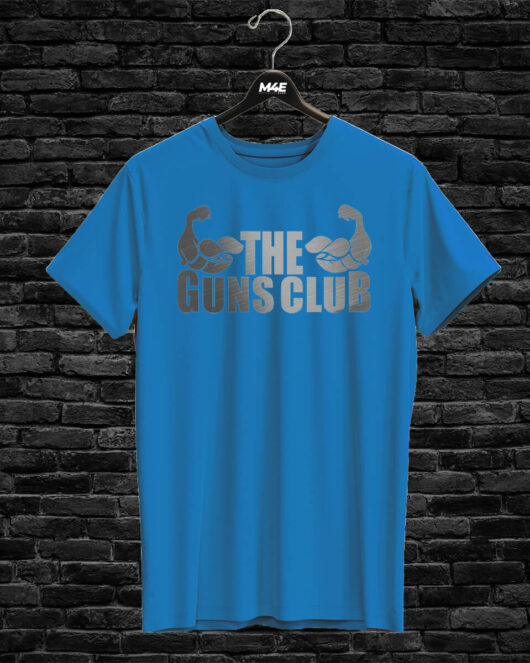 T-shirt THE GUNS CLUB, blue
