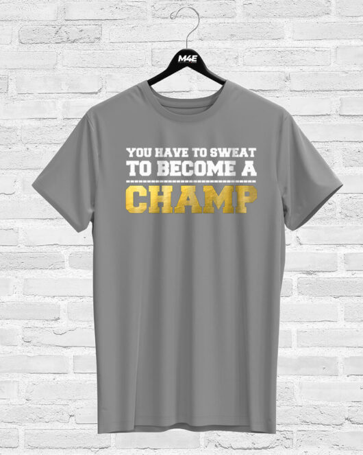 T-shirt CHAMP, grey