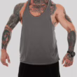 Muscular hardcore look stringer tank top