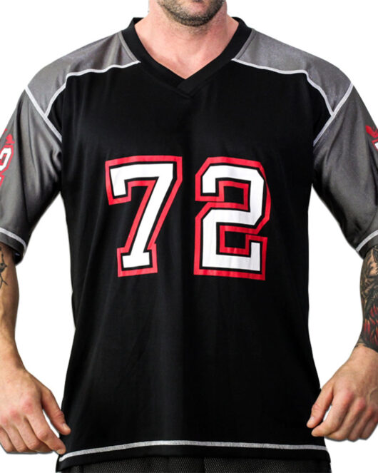Football multicolored jersey #07