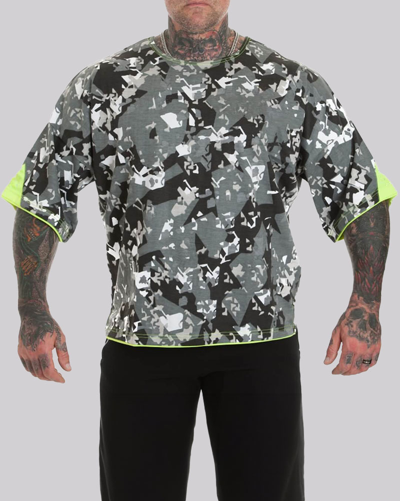 MNX WORKOUT TOP CAMO