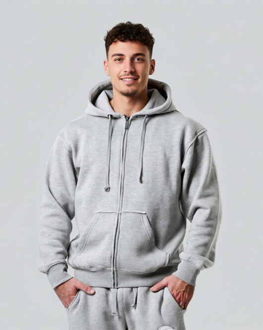 Hoodie with the zip #04